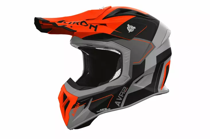 Crossikypärä Airoh Aviator Ace 2 Shield, oranssi matta - Crossikypärät - 57-26012 - 1