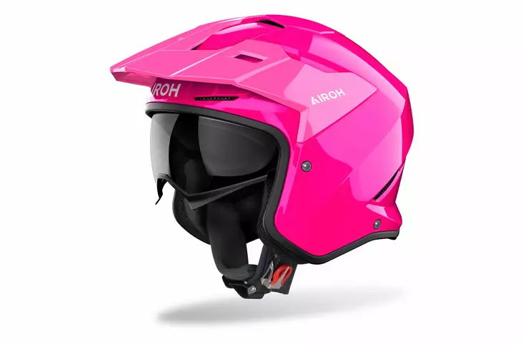 Avokypärä Airoh Kombakt Color, kiiltävä pinkki - Avattavat- ja avokypärät - 57-26082 - 1