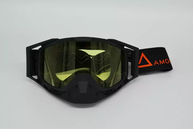AMOQ Youth Snow Goggles Black-Orange, ye - Kelkkalasit - 645-26130408-2 - 1