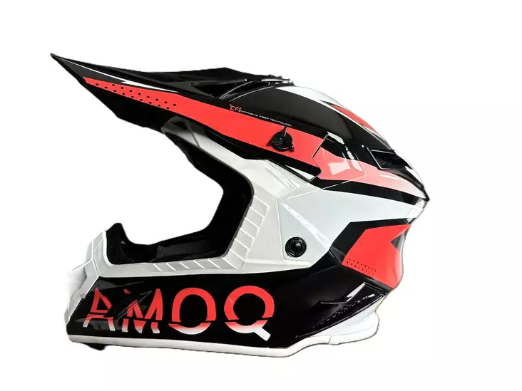 AMOQ Friction Mips kypärä, musta/punainen - Crossikypärät - 645-26160312 - 1
