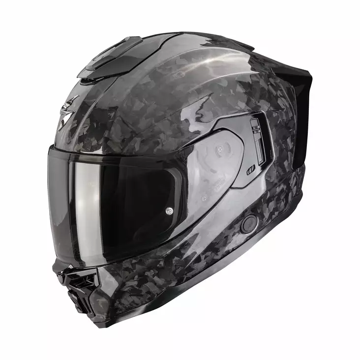 SCORPION kypärä EXO-1500 ONYX CARBON AIR SOLID, musta - Umpikypärät - 649-26122 - 1