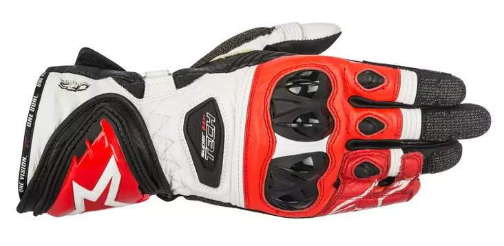 Ajohanskat Alpinestars Supertech, musta/valkoinen/punainen - MP Ajohanskat - D199582 - 2