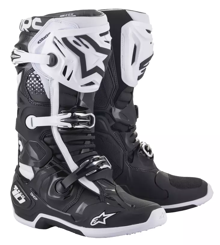 Alpinestars crossisaappaat Tech 10 musta/valkoinen - Crossikengät - D372382 - 1