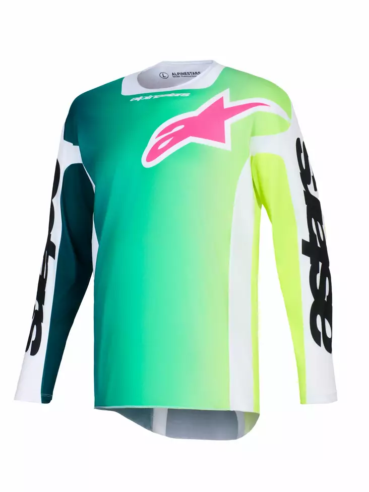 Alpinestars Racer Portl Crossipaita Vihreä/Valkoinen/Musta - Crossipaidat - D512792 - 1