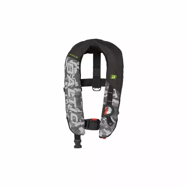 Baltic Mako man ilmatäytteinen pelastusliivi harmaa 40-150kg - Veneen manuaaliset pelastusliivit - 128-2-1562 - 1