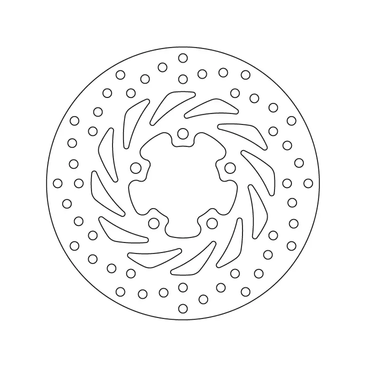 Brembo Jarrulevy Serie Oro - Moottoripyörän jarrulevyt - 232-68B40732 - 1