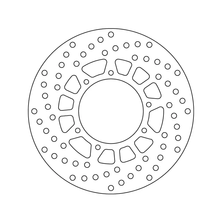 Brembo Jarrulevy Serie Oro - Moottoripyörän jarrulevyt - 232-68B40742 - 1