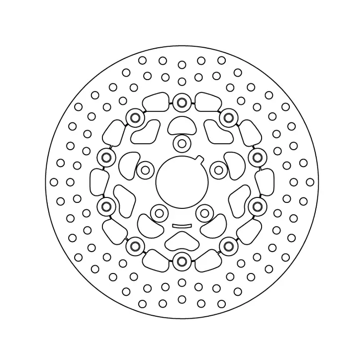 Brembo Jarrulevy Serie Oro kelluva - Moottoripyörän jarrulevyt - 232-78B40822 - 1