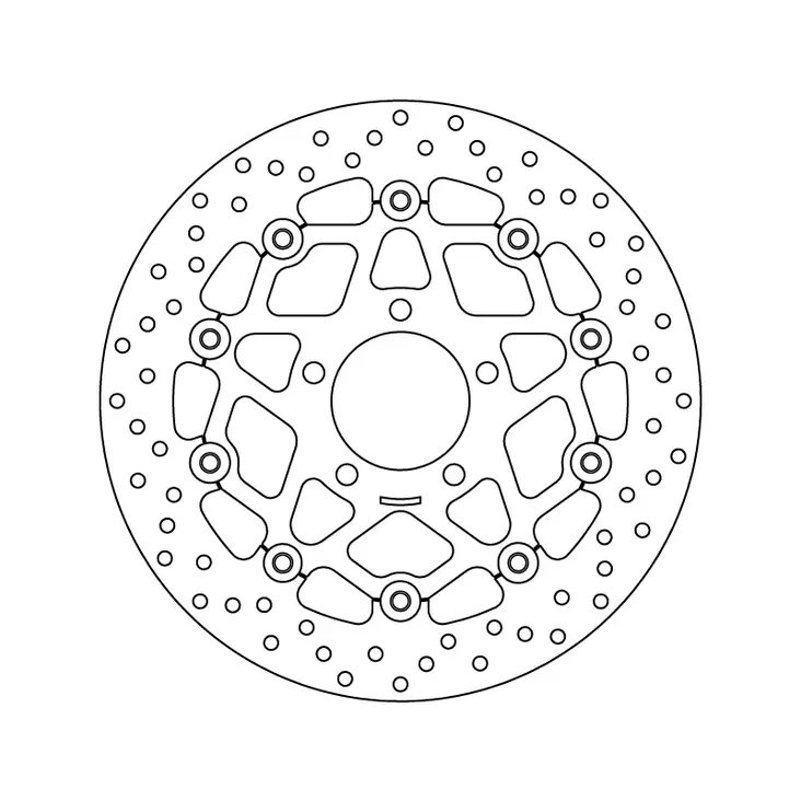 Brembo Jarrulevy Serie Oro kelluva - Moottoripyörän jarrulevyt - 232-78B40842 - 1