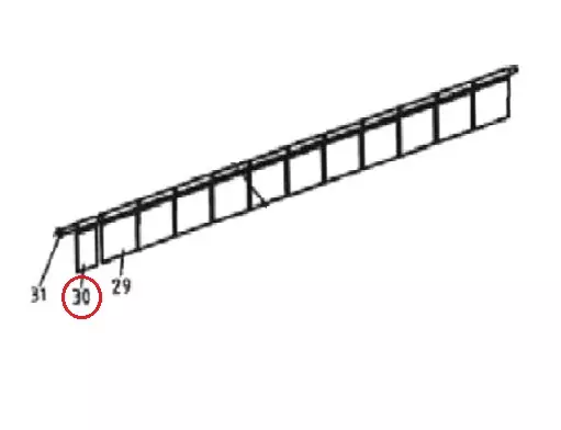 Bronco Suojapelti lyhyt niittyleikkuri 77-12490 - Työkoneiden varaosat - 77-12490-82 - 1
