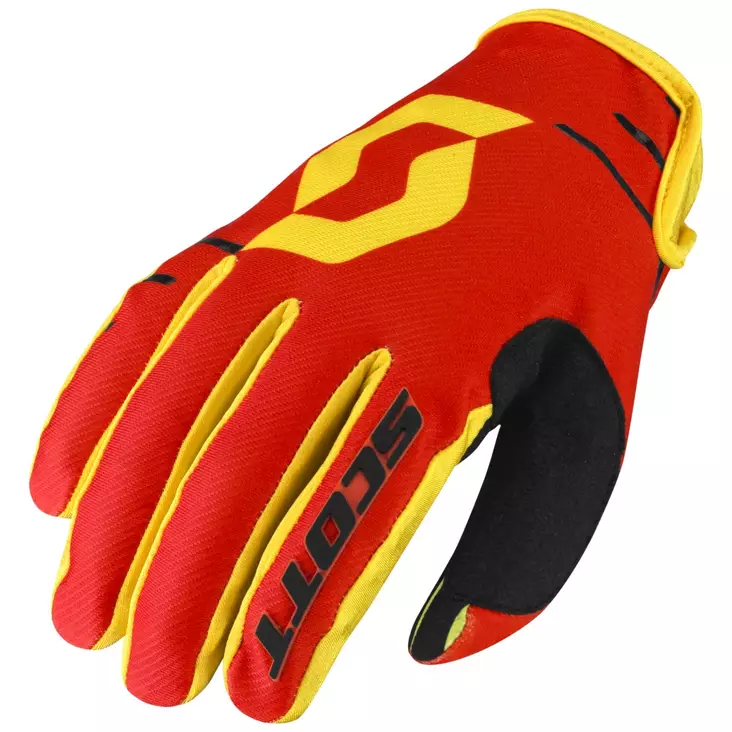 Crossihanskat Scott 350 Dirt, musta/punainen/keltainen - Crossihanskat - 626-7026-2 - 1