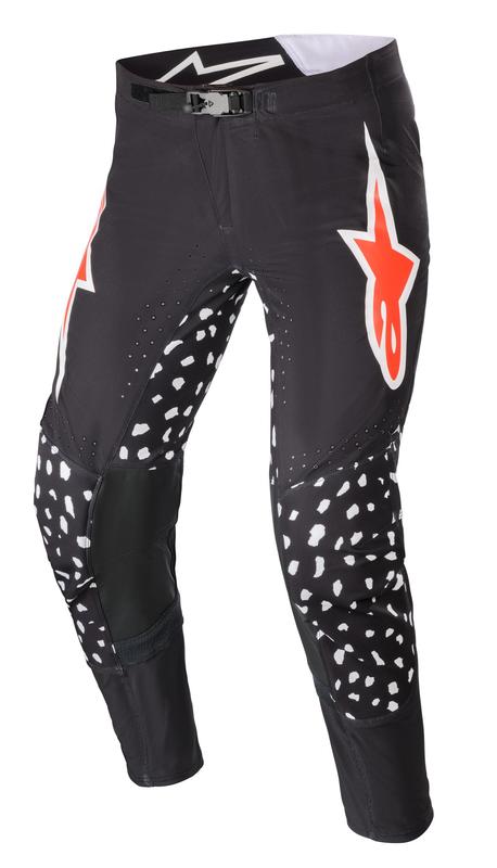 Crossihousut Alpinestars Supertech North, musta/neonpunainen - Crossihousut - D437532 - 2
