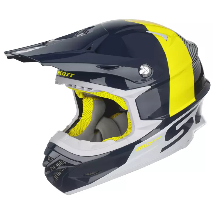 Crossikypärä Scott 350 Pro Track ECE, sininen/valkoinen - Crossikypärät - 620-7005-2 - 2