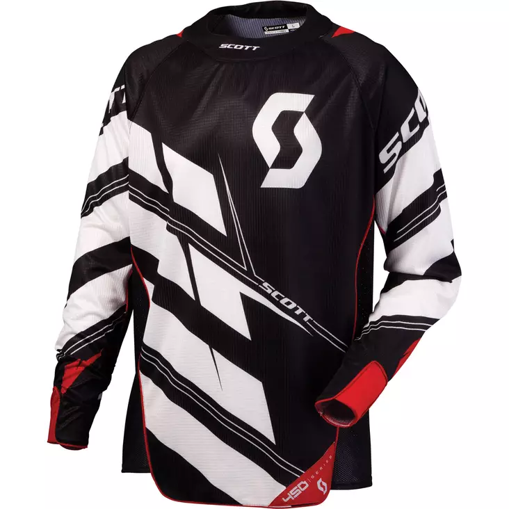 Crossipaita Scott 450 Commit black/white - Crossihousut - 621-3201-2 - 1