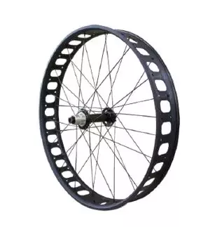 Etupyörä ALEX Cherokee 80 26" FAT, 80-559, 15x150, alumiini, musta - Vanteet eteen 26"/559 - 59312 - 1