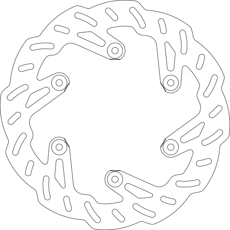 GOLDFREN jarrulevy taka YZ/WR125/250 98-01YZF/WR250-04 - Crossipyörän jarrulevyt - 46-13-2212 - 1