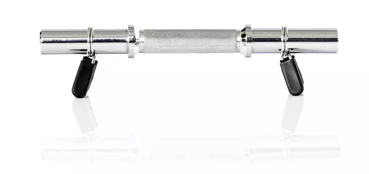 Gymstick käsipainotanko 2kg - sis.lukot - Levypainot ja tangot - GSDB-2 - 1