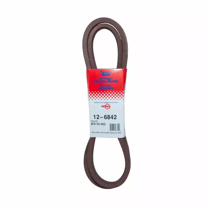 Hihna rotary: 21/32" x 69 9/32" : mtd 38" moottori->leikkuulaite - MTD hihnat - 444-6842 - 1
