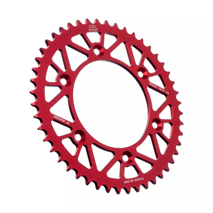 JT Takaratas Alumiini 7075 T6 Punainen JTA210.48RED - Crossipyörän takarattaat - 274-A210-48-2 - 1