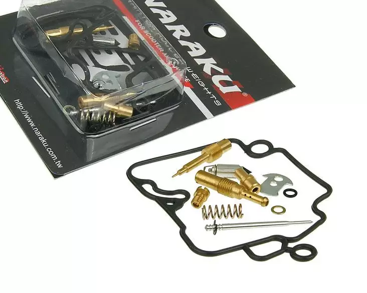 Kaasutin korjaussarja, Flat-side - Mopon kaasuttimien varaosat - 302-0192 - 1