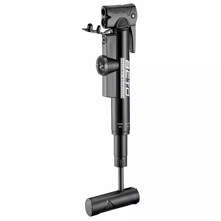 Käsipumppu BETO, CLD-038, teleskooppi, mittarilla - Polkupyörän pumput ja osat - 60862 - 1