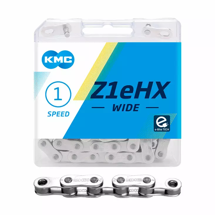 Ketju 1-v KMC Z1eHX Wide EPT, 1/2 x 1/8", 112L - Sähköpyörän ketjut - BZ1EWEP12 - 1
