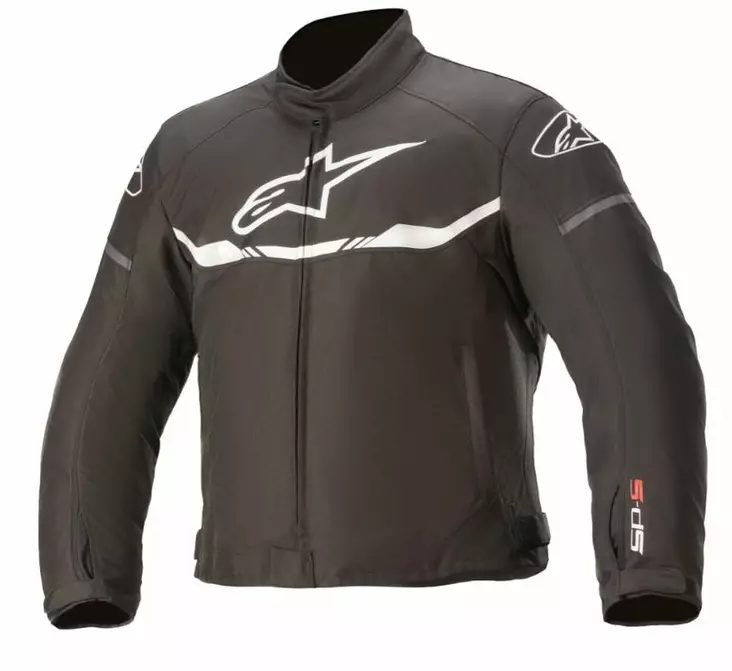 Lasten ajotakki Alpinestars T-SPS, musta/valkoinen, vedenpitävä - Lasten ajovarusteet - D351772 - 2