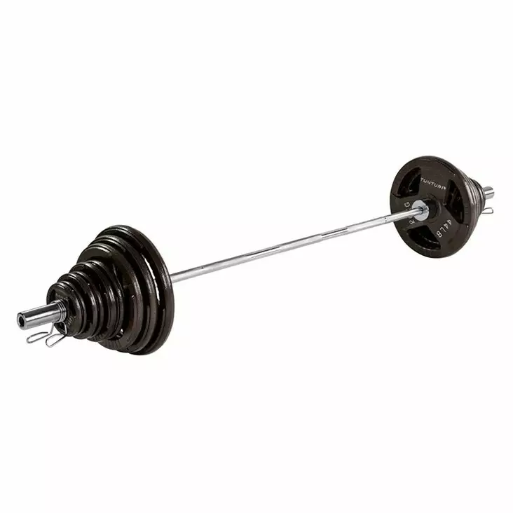 Levypainosarja Tunturi Olympic Tri-Grip 140kg - Levypainot ja tangot - GS14TUSCL382 - 1