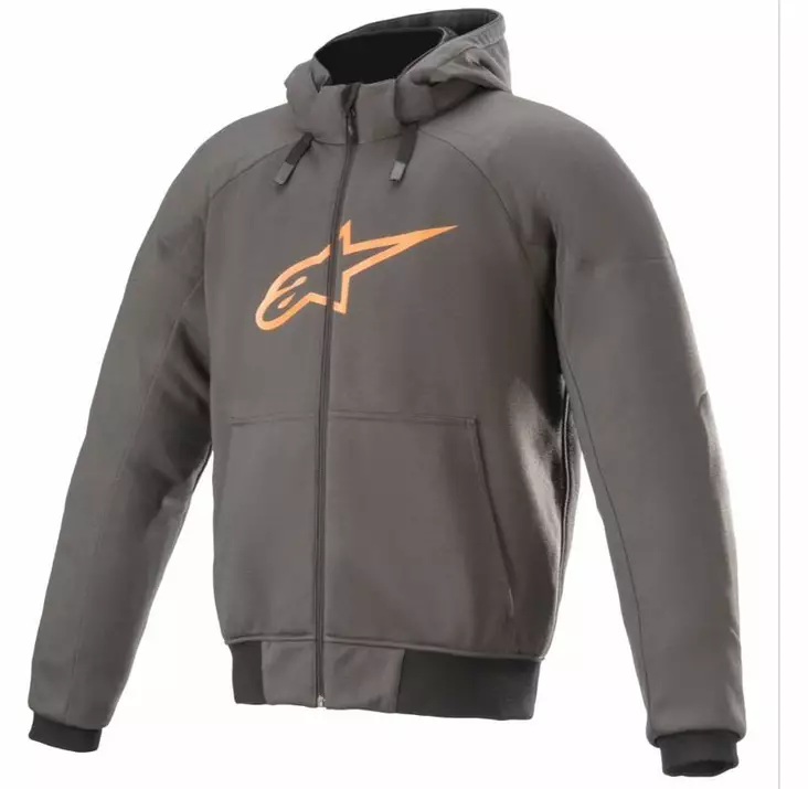 Miesten ajohuppari Alpinestars Chrome Sport, harmaa/oranssi - MP Ajotakit - D373522 - 4