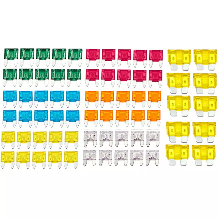 Minisulake 15A Sininen 10kpl - Sulakkeet - 9-3-3802 - 1