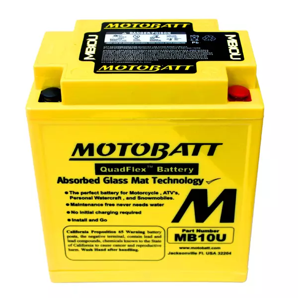 Motobatt akku, MB10U - Motobatt akut - 14-512 - 1