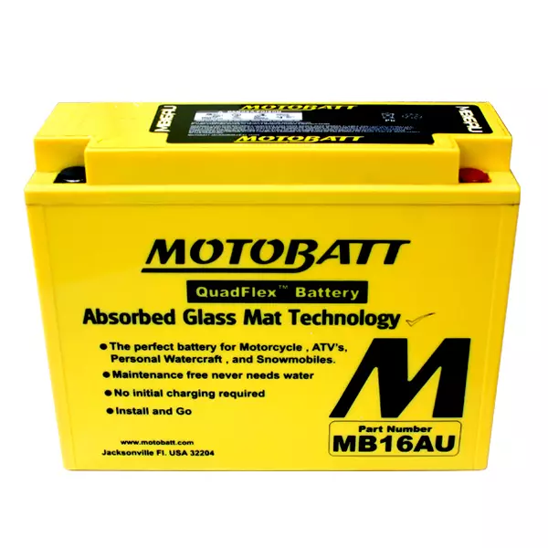Motobatt akku, MB16AU - Motorbattin akut - 14-522 - 1