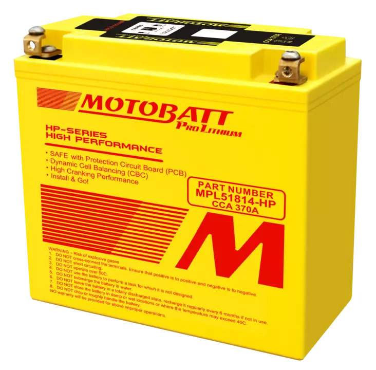 Motobatt lithium akku MPL51814-HP - Motobatt akut - 14-524-2 - 1