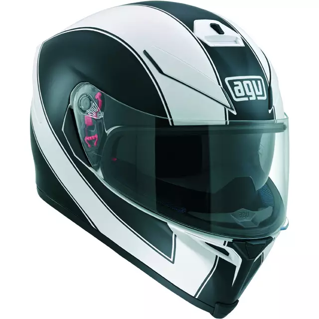 MP-Kypärä AGV K-5 Multi Enlace, valkoinen/mattamusta - Umpikypärät - 60-1612-2 - 1