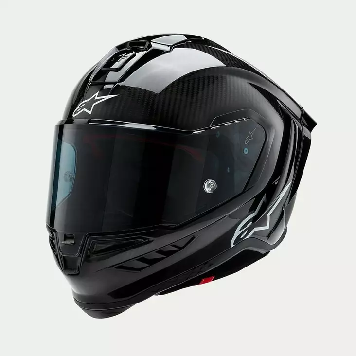 MP-Kypärä Alpinestars Supertech R10, musta/carb - Umpikypärät - D489532 - 1