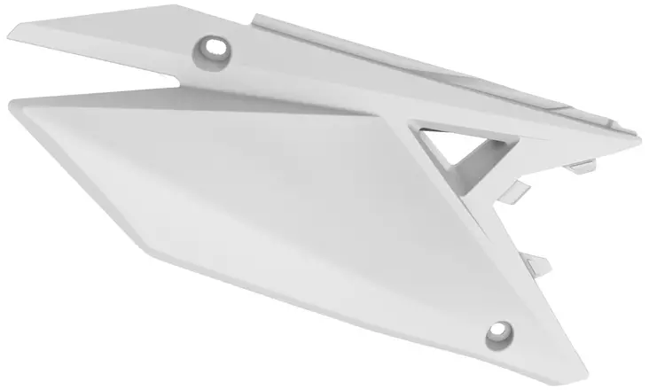 Polisport sivunumerokilvet RMZ450 OEM-väri 2018-19, Valkoinen - Crossipyörän sivunumerokilvet - 175-8421200002 - 1