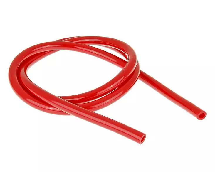 Polttoaineletku Punainen, Ø5 mm / 1 m - Mopon polttoainehanat - 9-3-2545-2 - 1