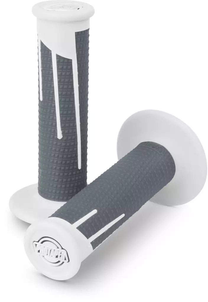 Pro Taper ClampOn Full Diamond White/Dark Grey - Kahvatupit - 63-0032-12 - 1