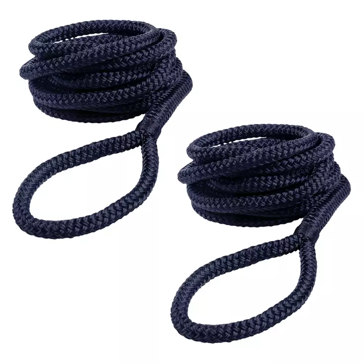 Qvarken Lepuuttajaköysi 10mm 2m navy sin 2kpl - Veneen lepuuttajaköydet - 102-05-0022 - 1