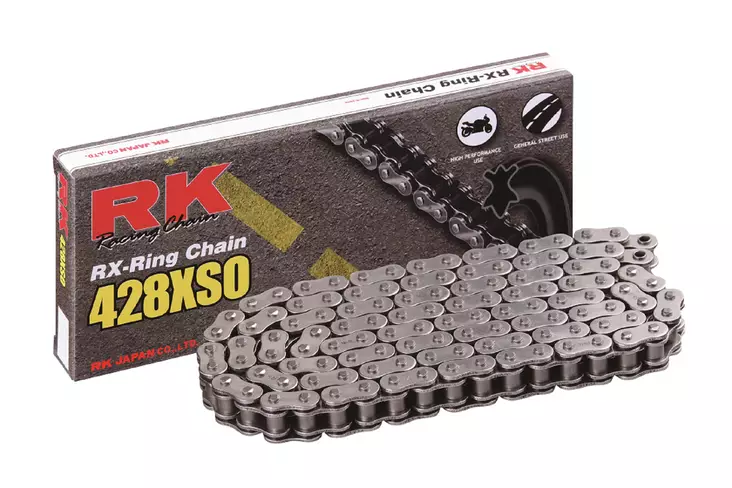 RK 428XSO O-rengasketju +CL (jousil.) - Moottoripyörän ketjut - 282-428190-132 - 1