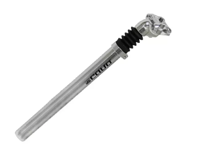 Satulatuki CAVO, / jousi alu.incl.kiristin / hopea, 27,2x250mm - Polkupyörän istuinkannattimet - 42-5272 - 1