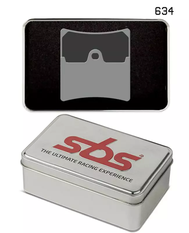SBS Jarrupalat Dual Sinter 2 634DS-2 - Moottoripyörän jarrupalat - 23-634DS-2 - 1