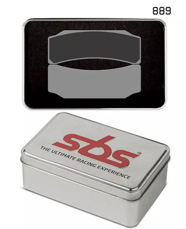 SBS Jarrupalat Dual Sinter 2 889DS-2 - Moottoripyörän jarrupalat - 23-889DS-2 - 1