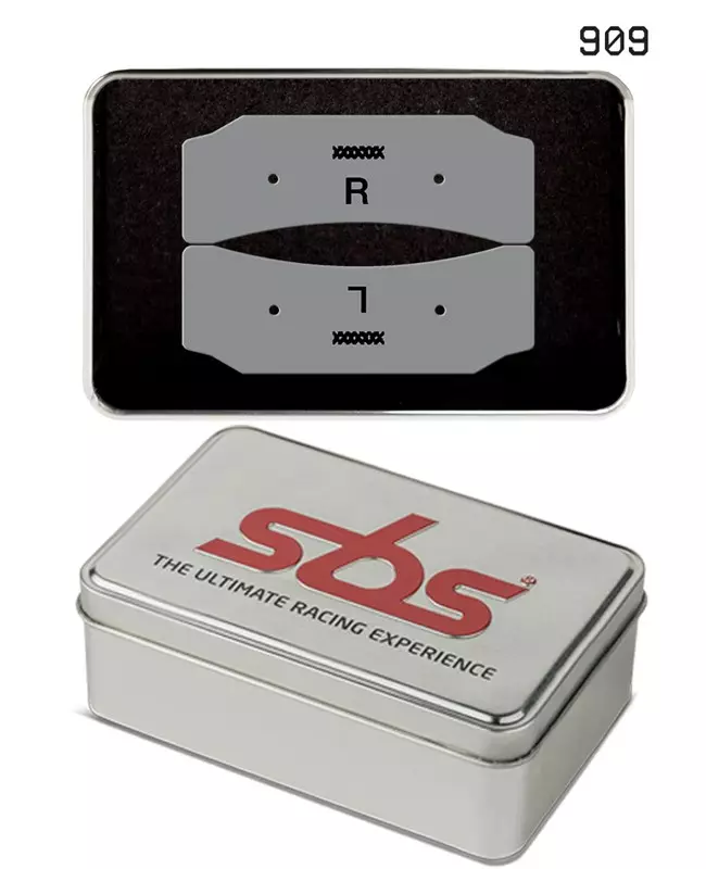 SBS Jarrupalat Dual Sinter 2 909DS-2 - Moottoripyörän jarrupalat - 23-909DS-2 - 1