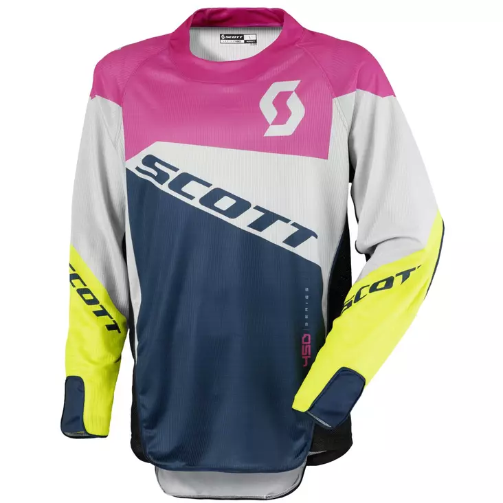 Scott Ajopaita 450 Podium pinkki/vihreä - Crossipaidat - 621-6028-2 - 1