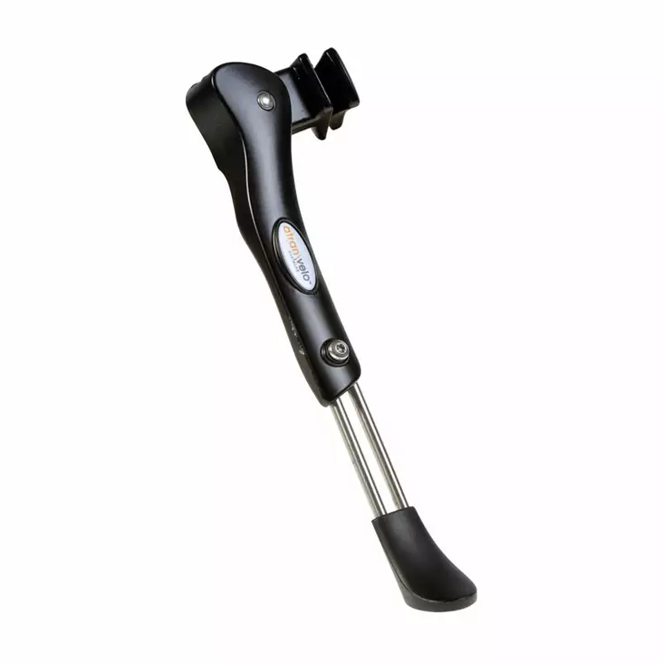 Seisontatuki Atran Stylo 24-28", keskelle, säädettävä, musta/teräs, lyhyt mutter - Polkupyörän seisontatuet ja osat - 62182 - 1