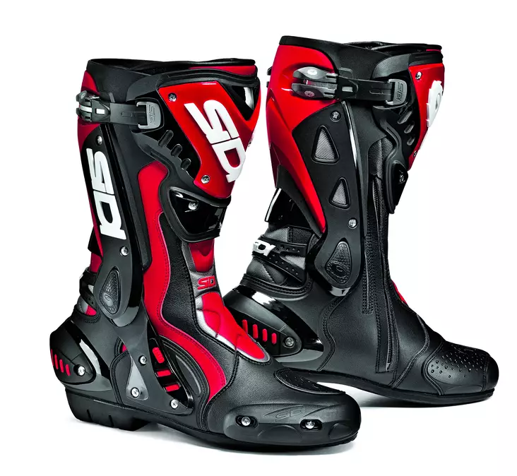SIDI ST Ajosaapas Musta/Punainen - Ajokengät - 655-2242 - 1