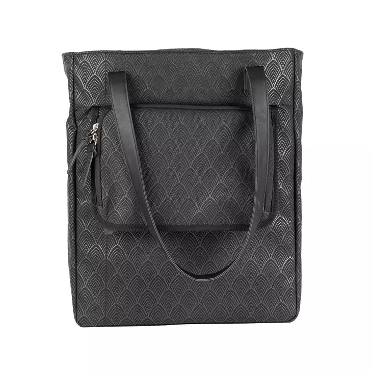 Sivulaukku ATRAN Bella, 13l, musta lehtikuosi, AVS - Polkupyörän laukut - 1807-20-42 - 1