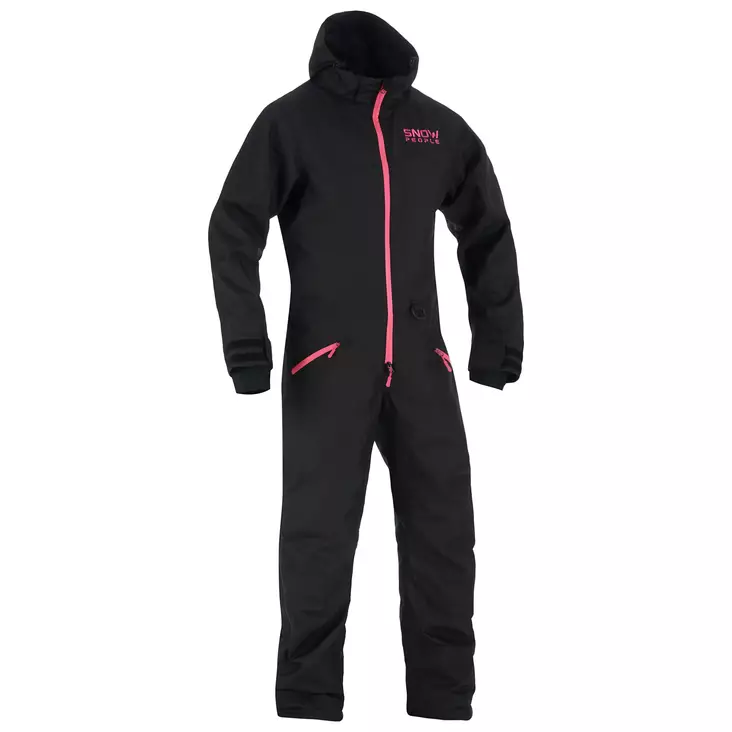 Snowpeople Rider Nuorten Haalari Musta/Pinkki - Lasten kelkkavarusteet - 639-2312 - 1