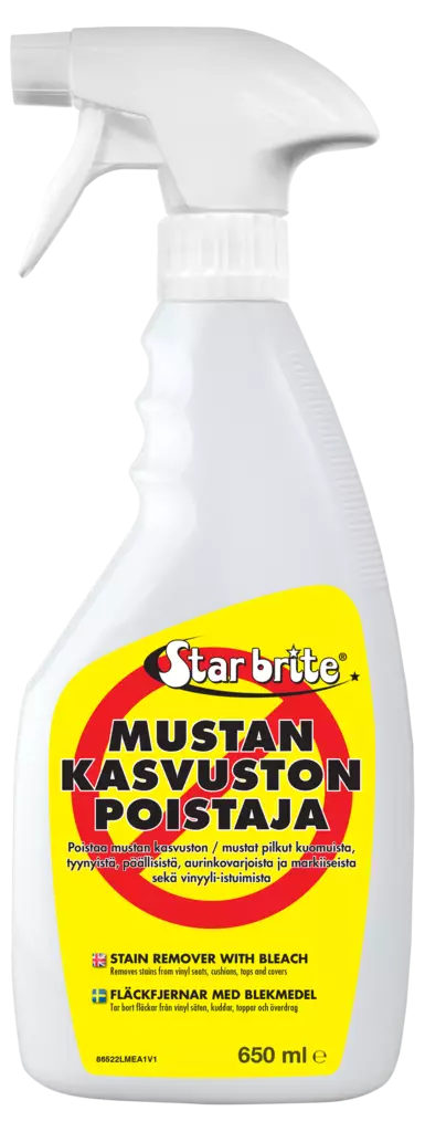 Star brite Mustan kasvuston poistaja 650ml spray - Veneen huoltotuotteet - 136-86522 - 0